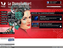 Tablet Screenshot of champilambart.fr